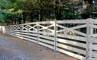 wood estate fence northern va